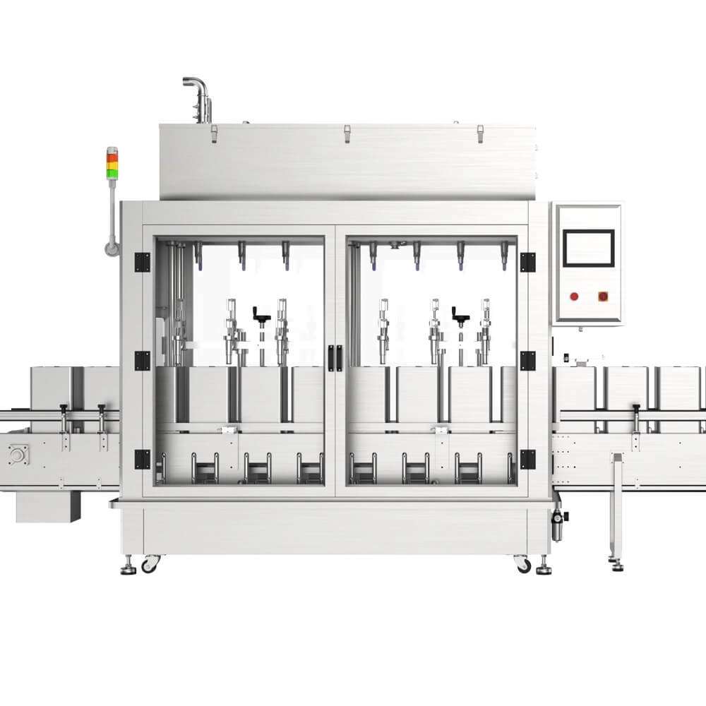 Automatic Eight-Head Weight Filling Machine XBCZ-8 2 Eight Heads Weighing Filling Machine by xuefill 2