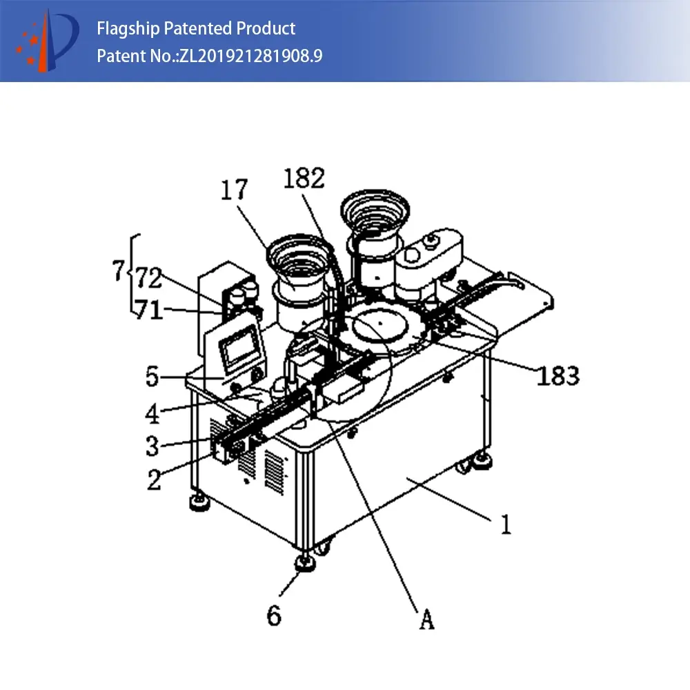 Powder Filling Machine XBJZ-1200 Series 5 Patent diagram of Powder Filling Machine XBJZ Series from xuefill