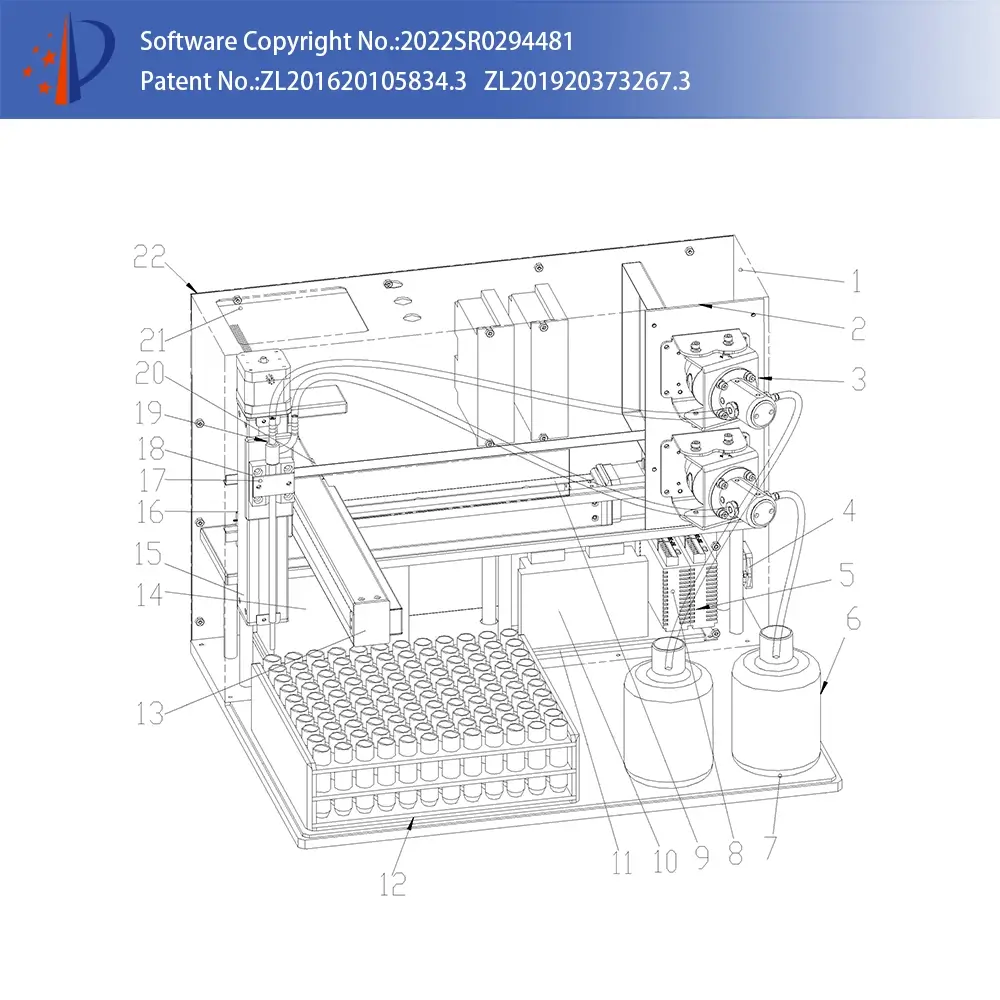 Valveless Microplate Dispenser XBWXY Series 3 Patent diagram of valveless microplate dispenser xbwxy series 2 by xuefill
