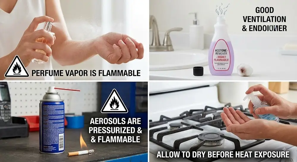 How to Safely Handle Flammable Liquids in Daily Life 3 examples of flammable household liquids