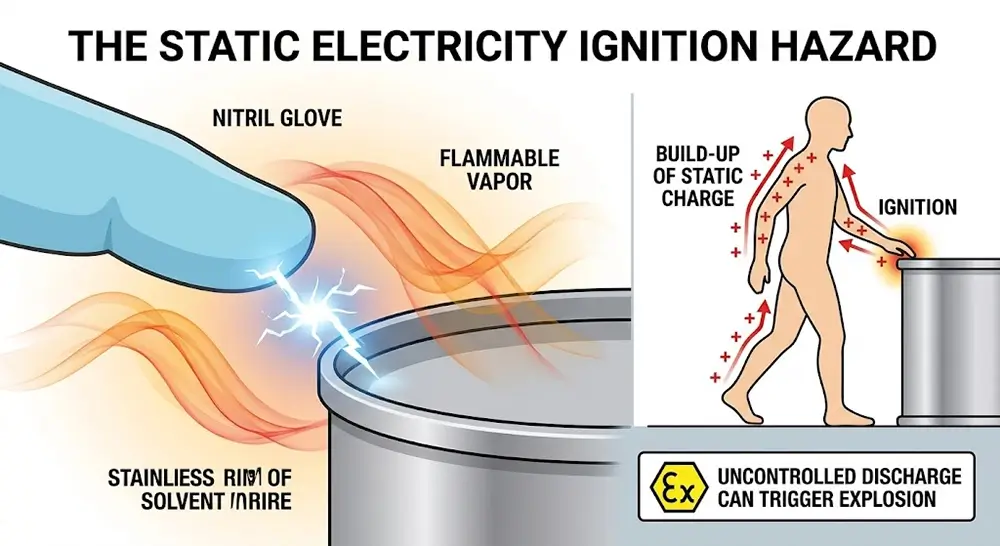 How to Safely Handle Flammable Liquids in Daily Life 5 static electricity hazard